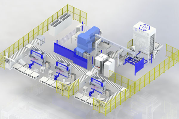 沖壓折彎自動(dòng)化生產(chǎn)線