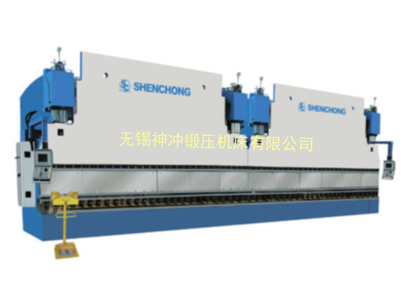 2-WE67K-600T6000雙機(jī)聯(lián)動(dòng)數(shù)控折彎?rùn)C(jī)，12米數(shù)控折彎?rùn)C(jī)